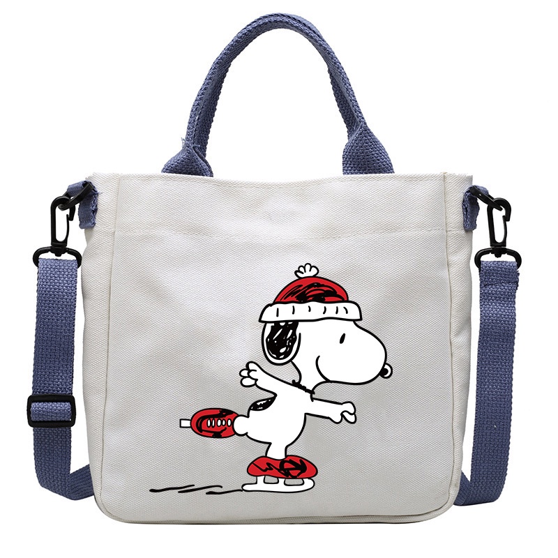 Snoopy Crossbody Bag Tote Bag Student Bag Shopping Bag Shoulder Bag 