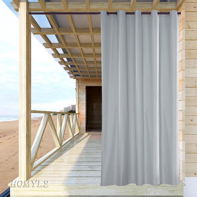 Indoor Outdoor Curtains Waterproof Blackout Curtains for Patio Shopee