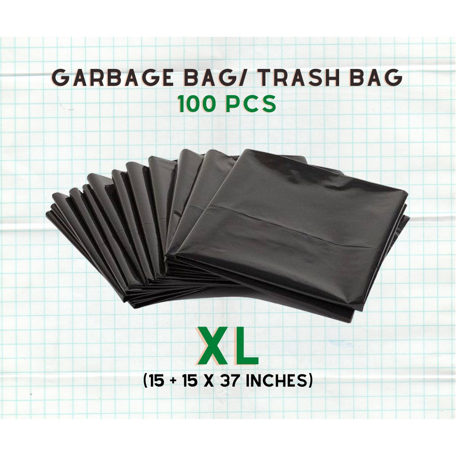 Garbage Bag Trash Bag XL 100 pcs 3.91 Shopee Philippines