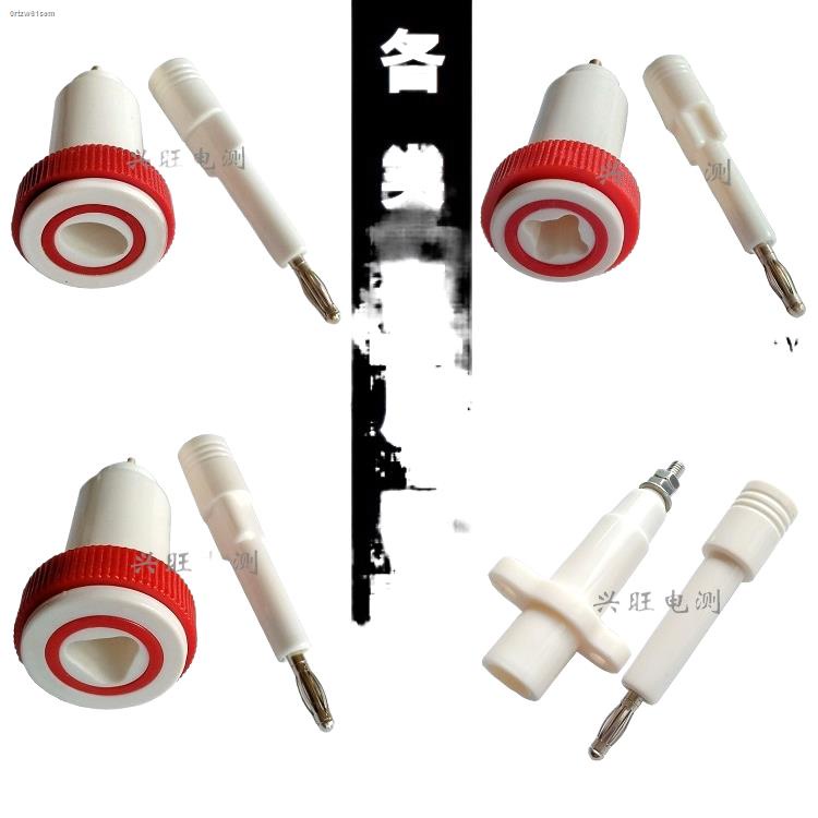 30KV pressureresistant highvoltage plug and socket cross oval