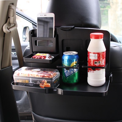 Car-mounted dining cup holder for cars, multi-functional foldable fixed ...