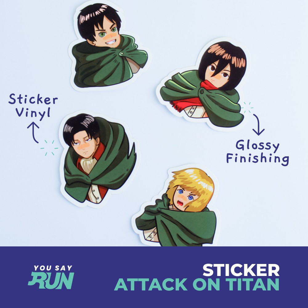 Attack On Titan (aot) Anime Sticker | Shopee Philippines
