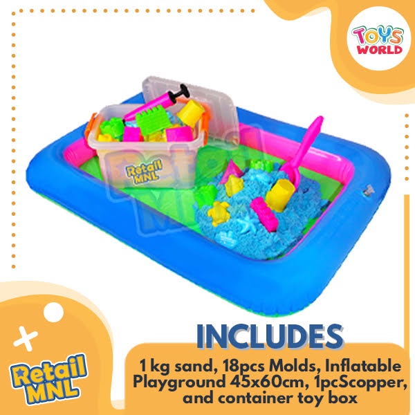 Retailmnl Kinetic Motion Sand Space Play 1kg, 2kg, 1kg Set, 2kg Set ...