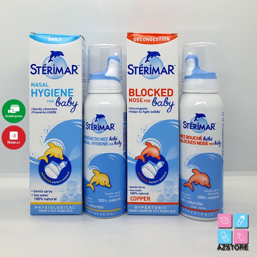 Sterimar Nasal Salt Spray Deep Seawater Yellow Dolphin Nose Spray