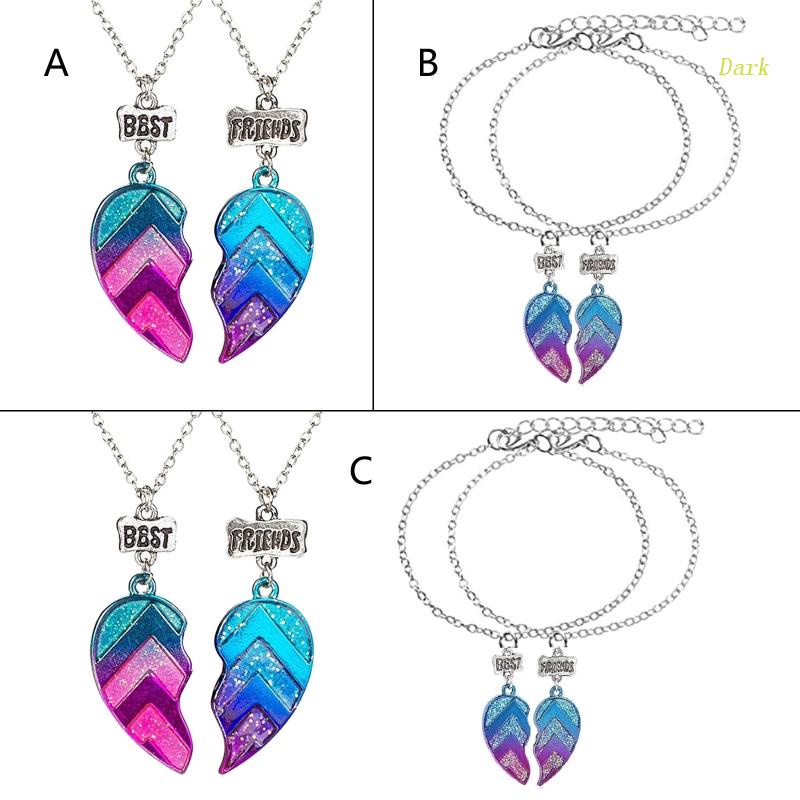 Best friend necklaces and bracelets hot sale