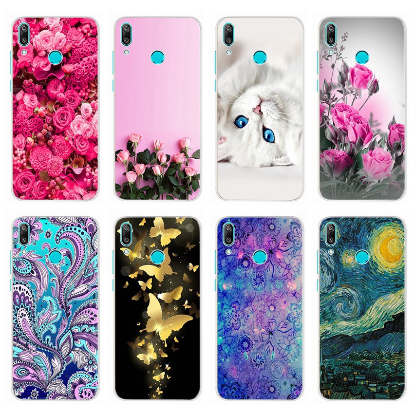 Cadorabo Cover Morbida Per Huawei Y7 2019 / Y7 Prime 2019 – Candy Rosso – Custodia In Silicone TPU Sottile Antiurto