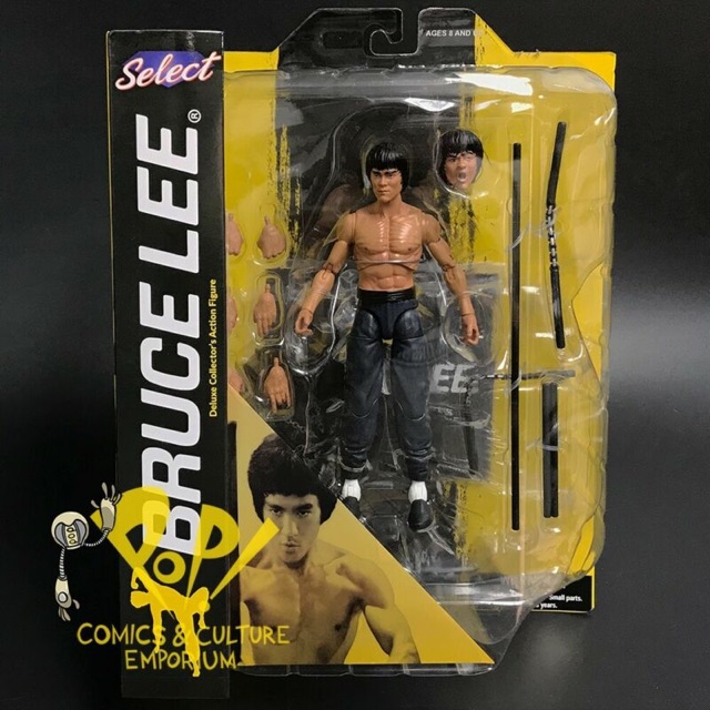 Diamond Select Statue Bruce Lee Galerie – PVC Articulé – Collectionneur – Dès 7 Ans