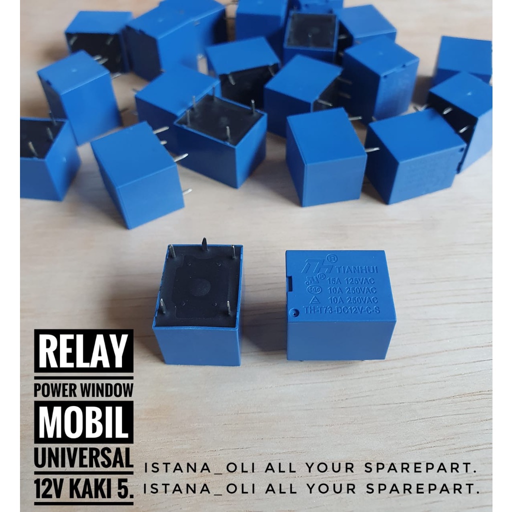 Relay Power Window 12V 5ft Universal Car Toyota Honda Timor Isuzu