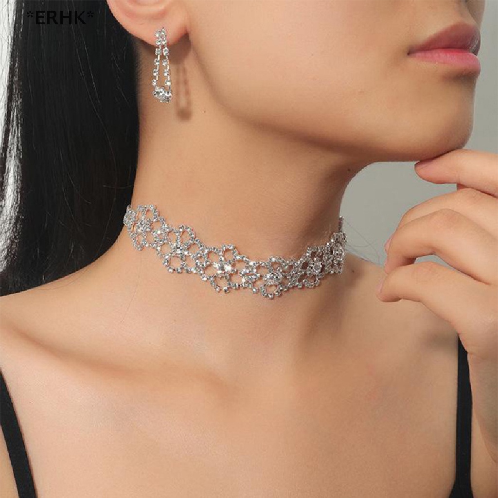 Faux diamond collar on sale necklace