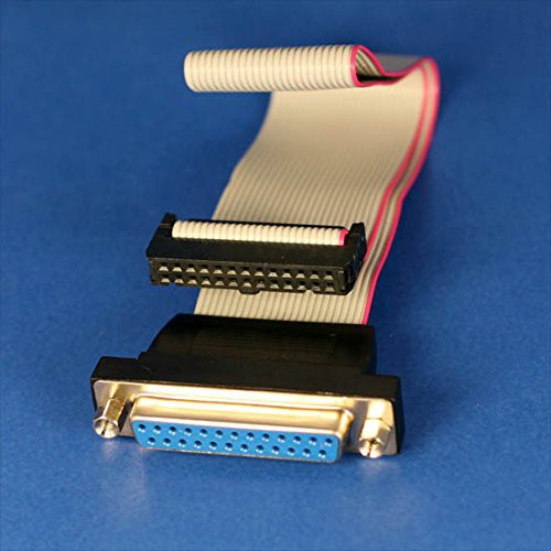 DB25 PIN FEMALE CONNECTOR TO IDC FEMALE 26 PIN FLAT RIBBON CABLE ...