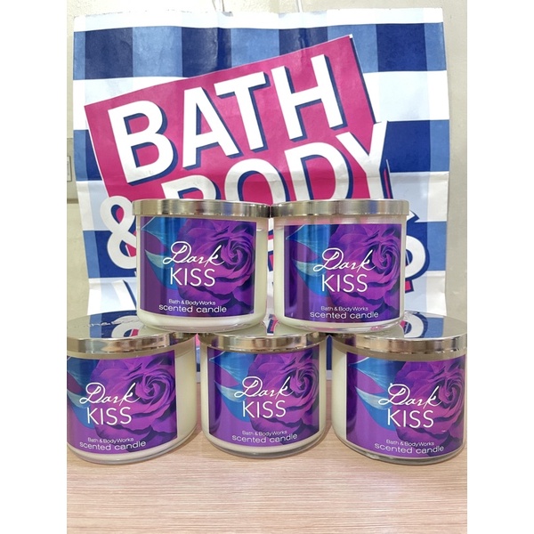 Bath & Body Works 3Wick Candle Dark Kiss Shopee Philippines