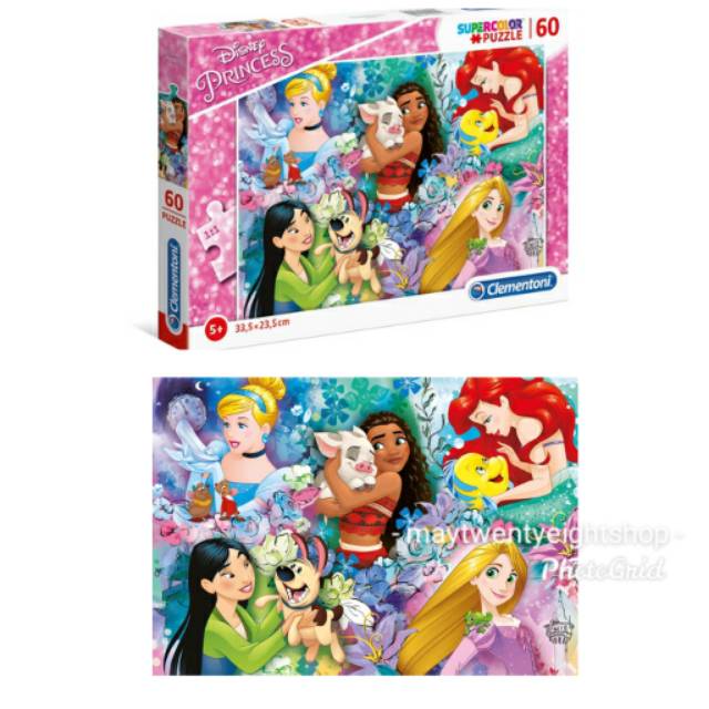Clementoni Disney Princess Supercolor Puzzle 60 Pieces Original ...