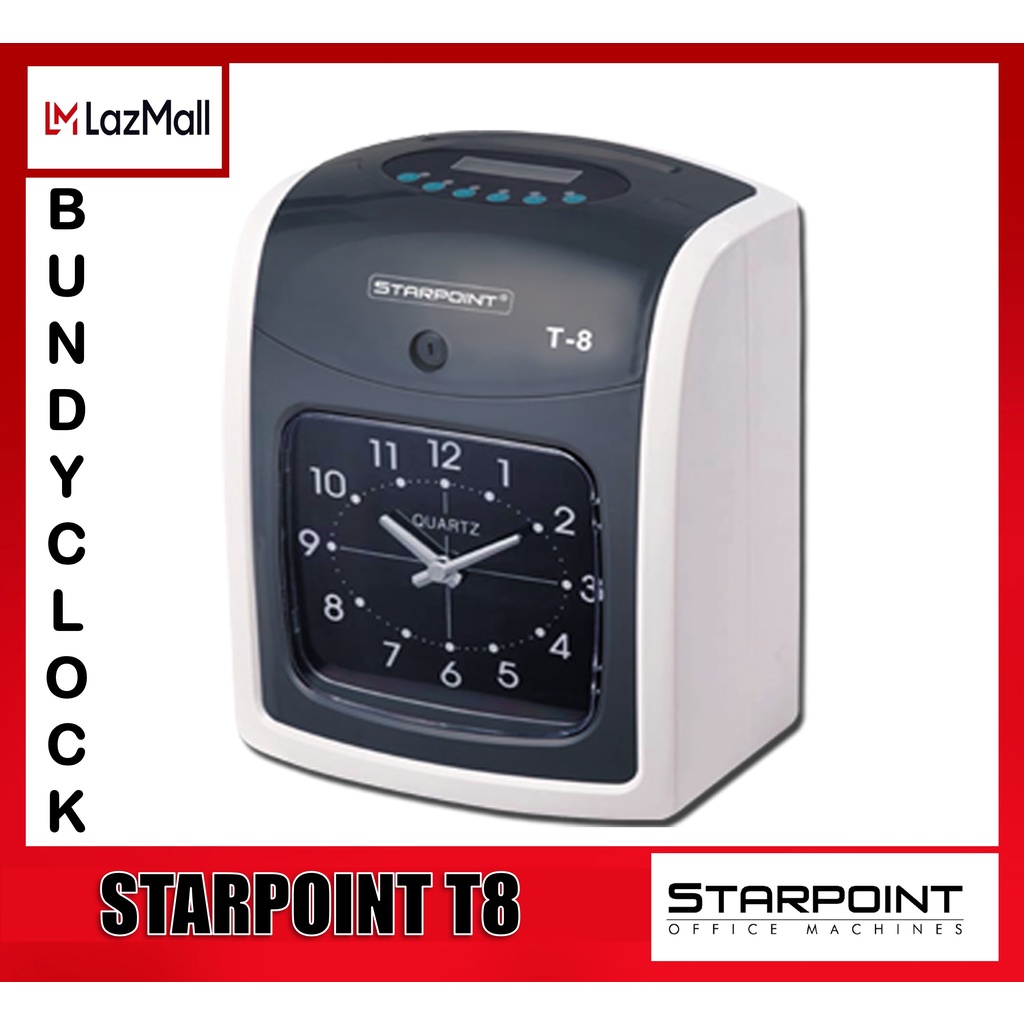 Starpoint Time recorder W/ FREE 100pcs Timecard , Bundy clock