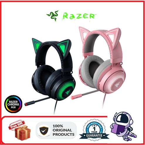 5090-1500）Razer Kraken Kitty Gaming Headset RGB Cat Ear Gaming