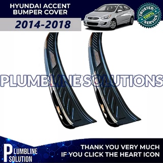 Hyundai Accent 2012 - 2018 Rear Bumper Cover / Rear Bumper Guard / Rear ...