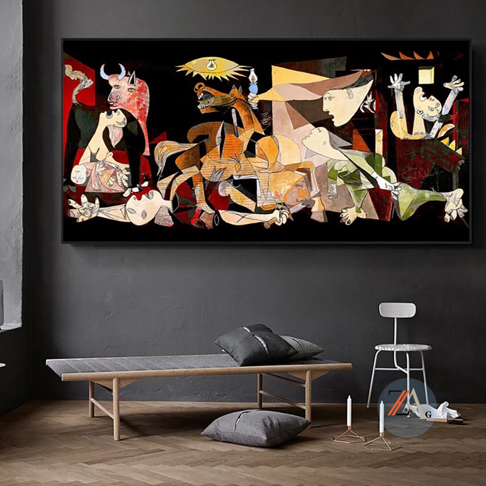 Famous Picasso Gernika Art Canvas Painting Abstract Posters And ...