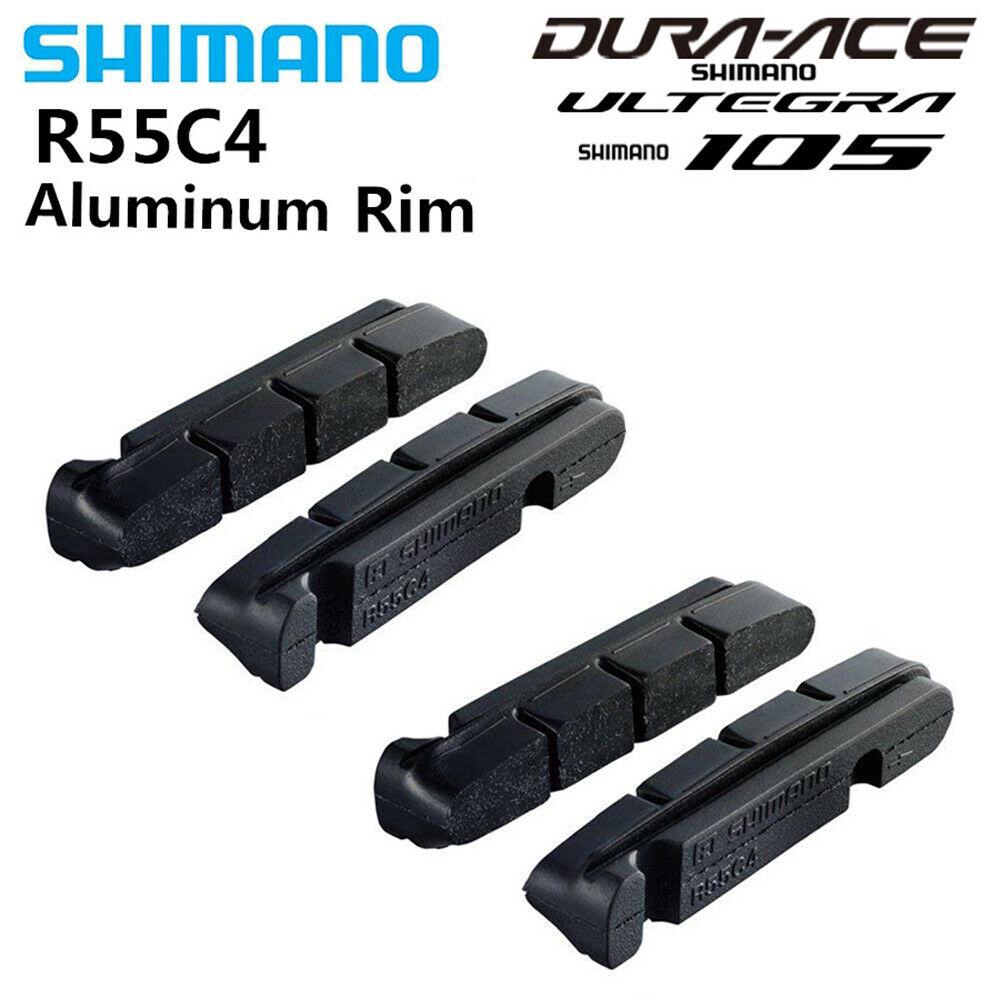 Pastiglie Freno In Gomma Per Pattini 55mm - Per Bici Da Strada - Compatibili Shimano, SRAM (coppia)