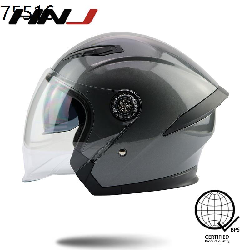 evo half face helmet_ HNJ A4001plain General Purpose Motorcycle Half