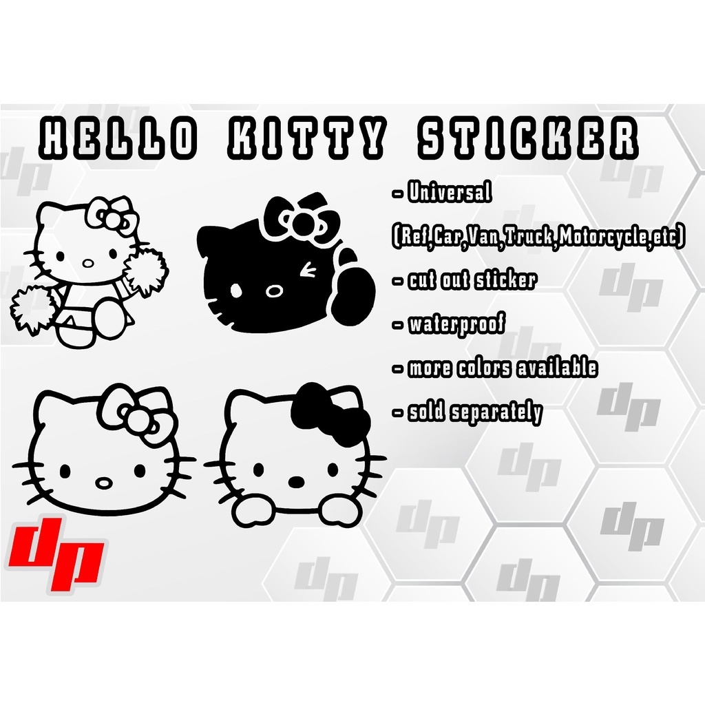 Car & Motorbike Stickers Hello Kitty 1