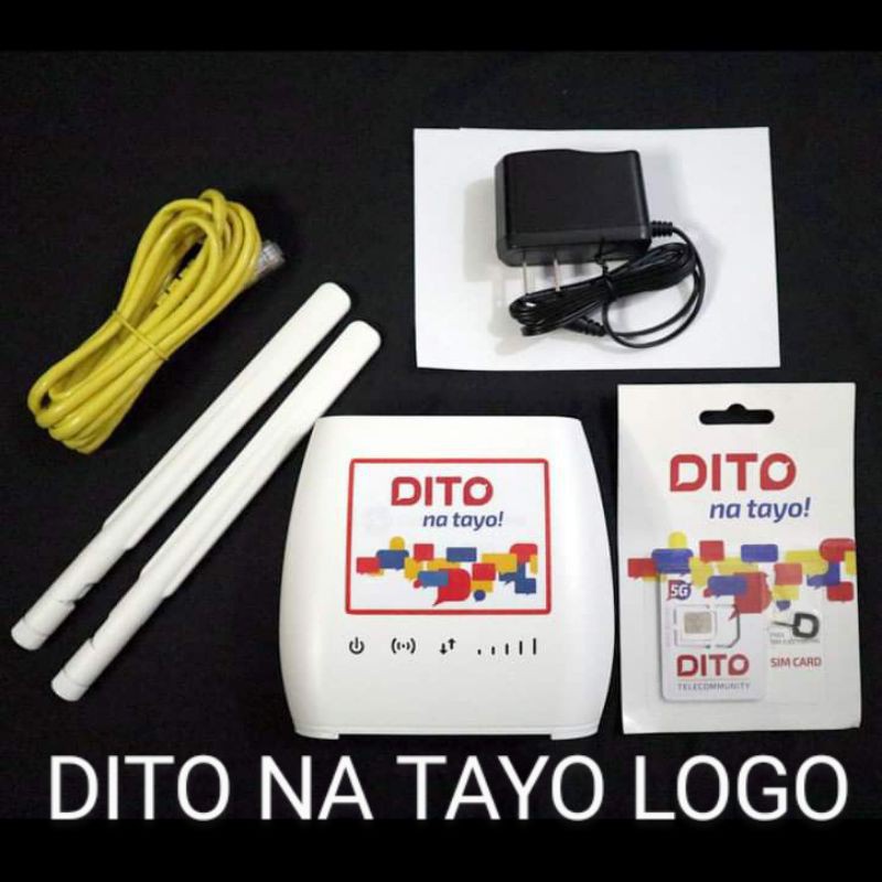 DITO TEL Compatible WIFI modem with DITO sim 199 combo M(D | Shopee ...