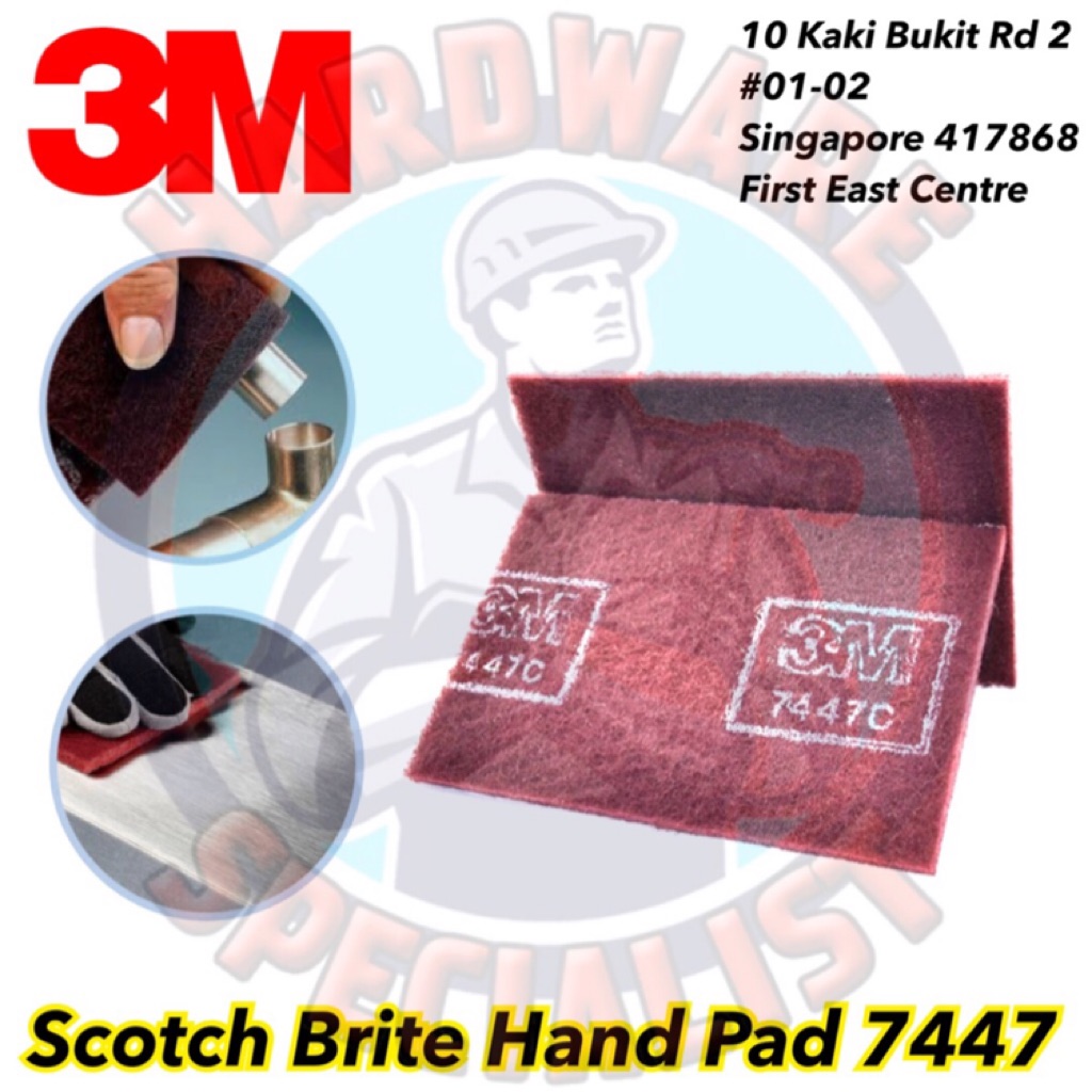 3M 7447C Scotch Brite Hand Pad (Rust Remover Pad) | Shopee Philippines