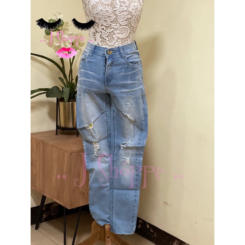 Ripped best sale jeans shopee