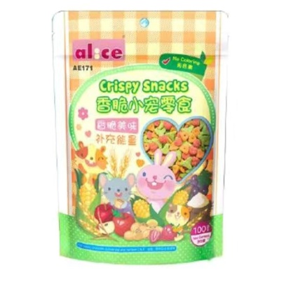 Alice Crispy Snacks Vegetables, Fruits, dried cereal Snacks for Rabbits ...