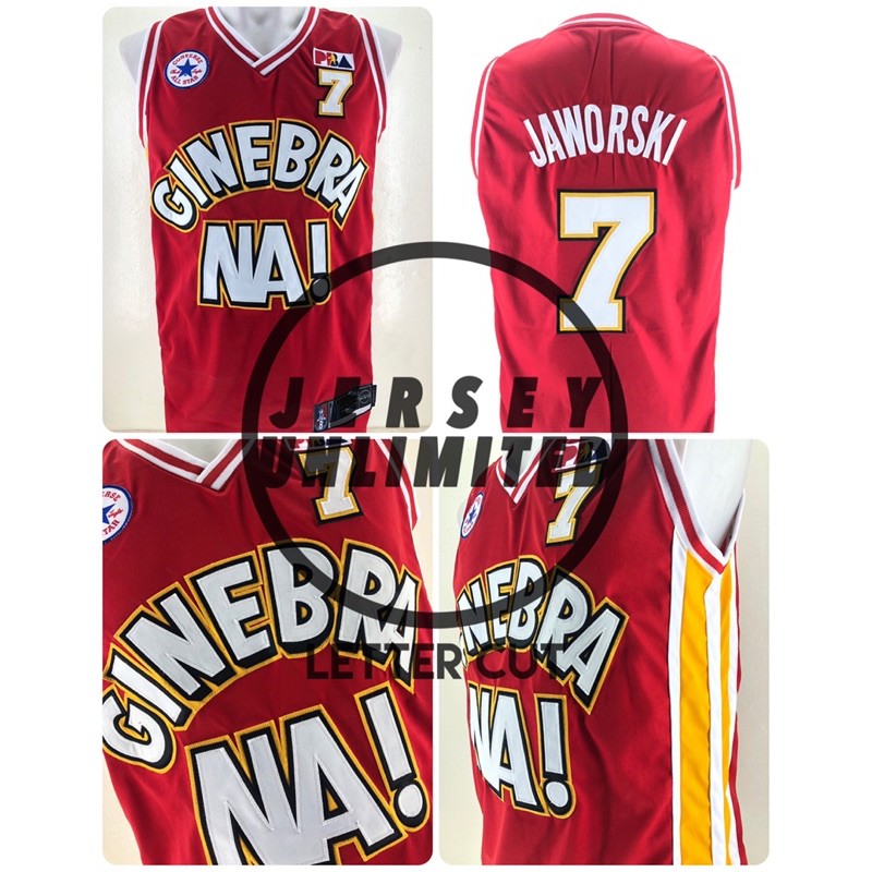 GINEBRA AKO #7 ROBERT JAWORSKI PBA - M Apparel and Prints