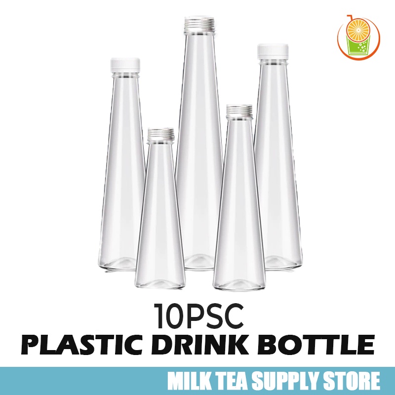 PET Plastic Bottle Clear Drink Condiment Bottle Liquid Container Bottle