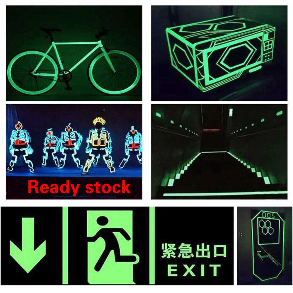 Luminous Night Self-adhesive Glow In The Dark Sticker Tape | Shopee ...