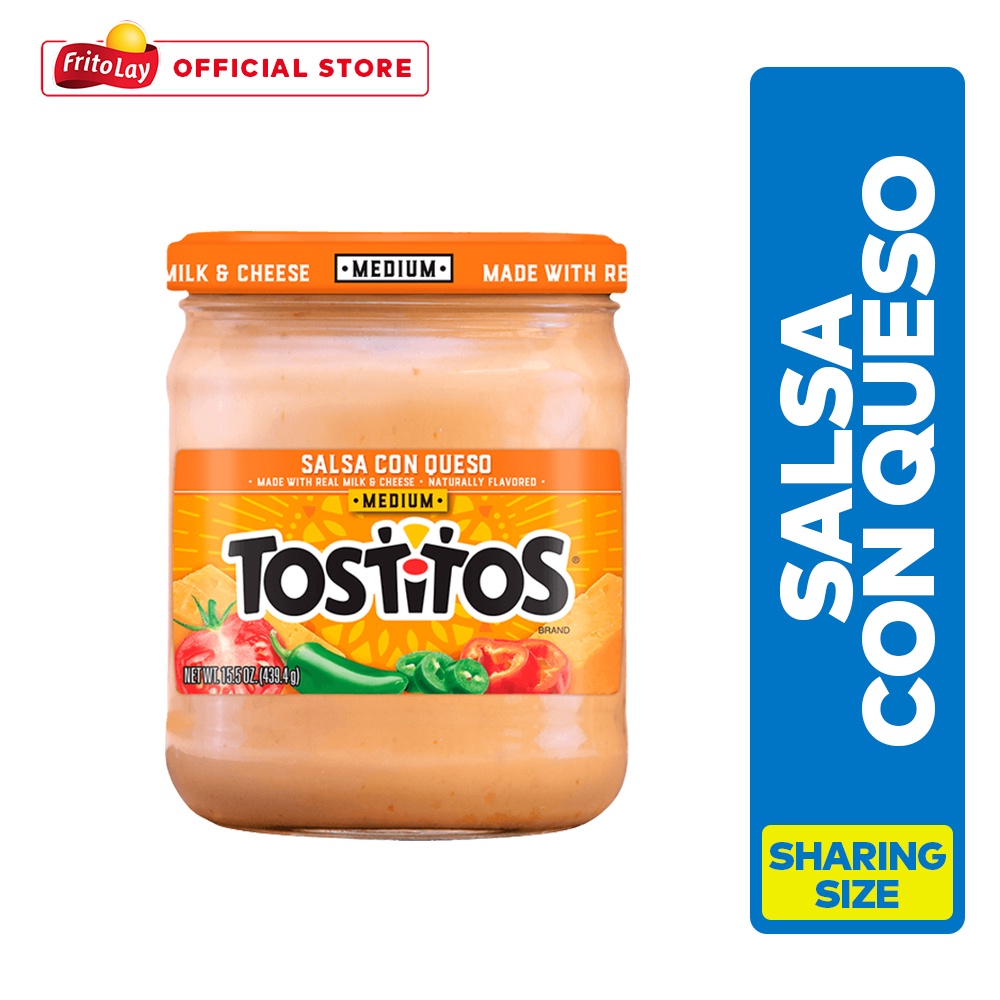 Tostitos Salsa Con Queso Medium Dip 15oz | Shopee Philippines