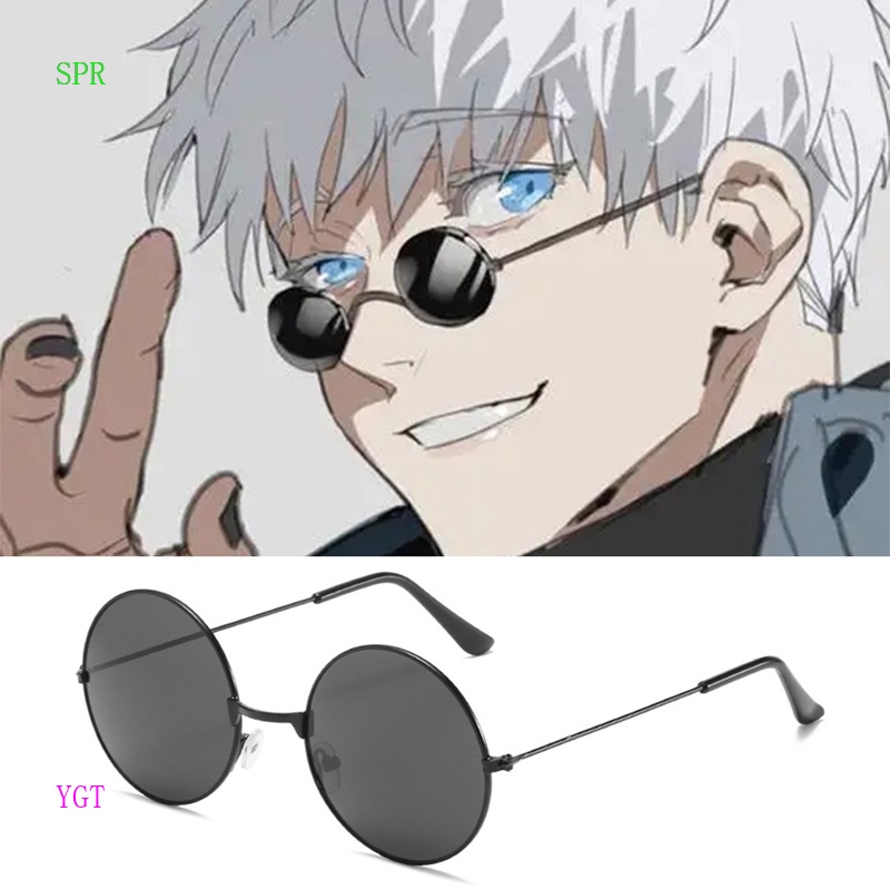 SPR Gojo Satoru Cosplay Glasses Eyewear Jujutsu Kaisen Black Glasses ...