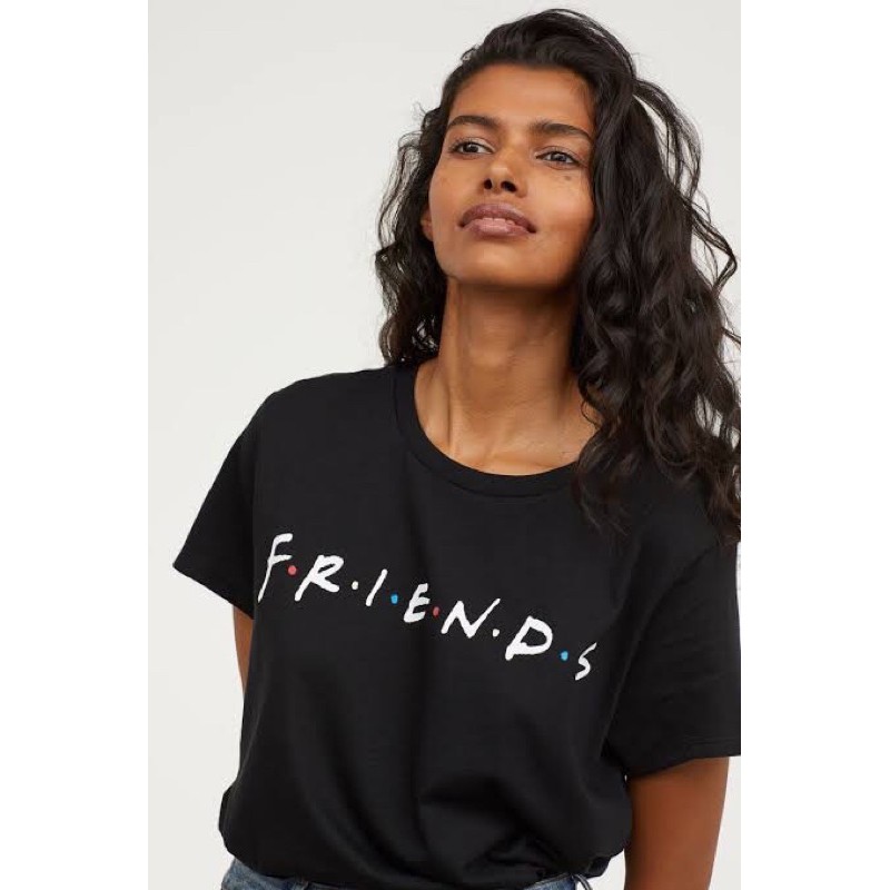 H M FRIENDS TV Show Logo Relaxed Fit T Shirt Shopee Philippines