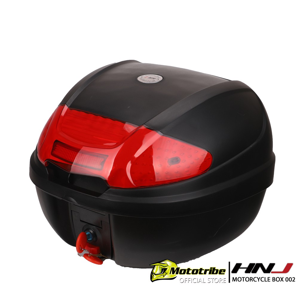 HNJ 002 Moto Box Motorcycle Compartment Top Tail Trunk 30 Liters Shopee Philippines