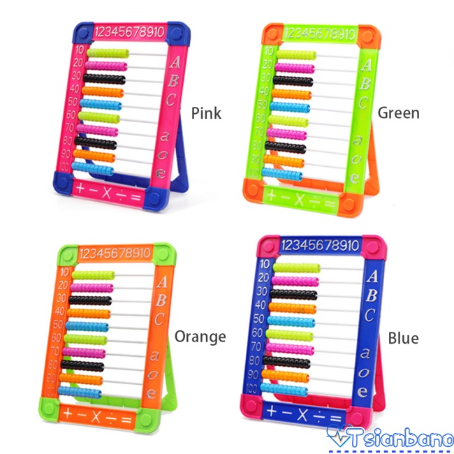TS Children Abacus Math Toy Multifunctional Preschool Learning ...
