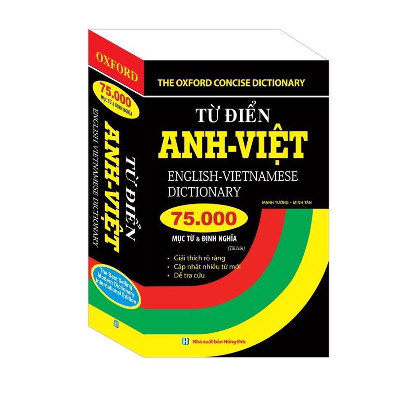 Books Vietnamese English Dictionary 75000 words and definition