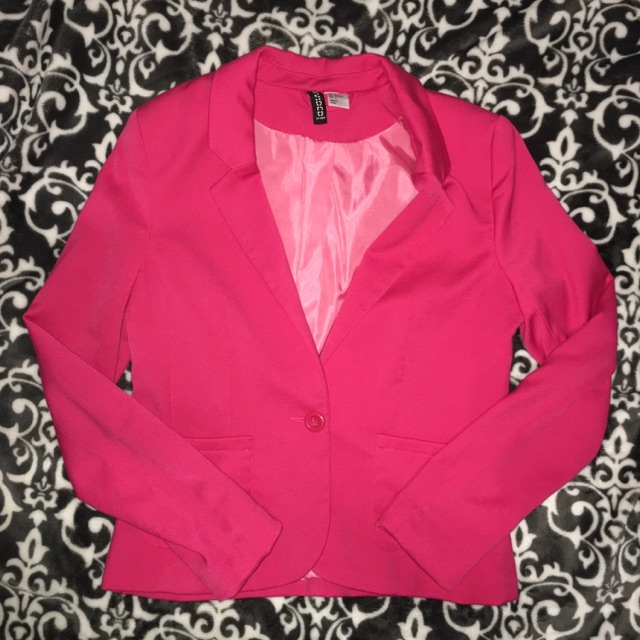 H&m clearance blush blazer