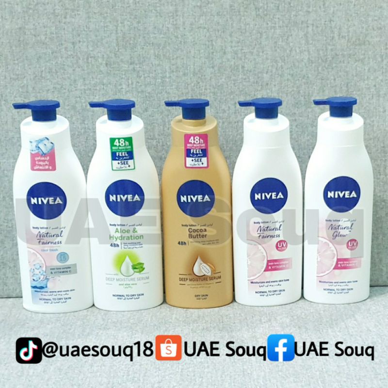 Nivea Body Lotion 400mL per piece | ED: 2026 | Shopee Philippines