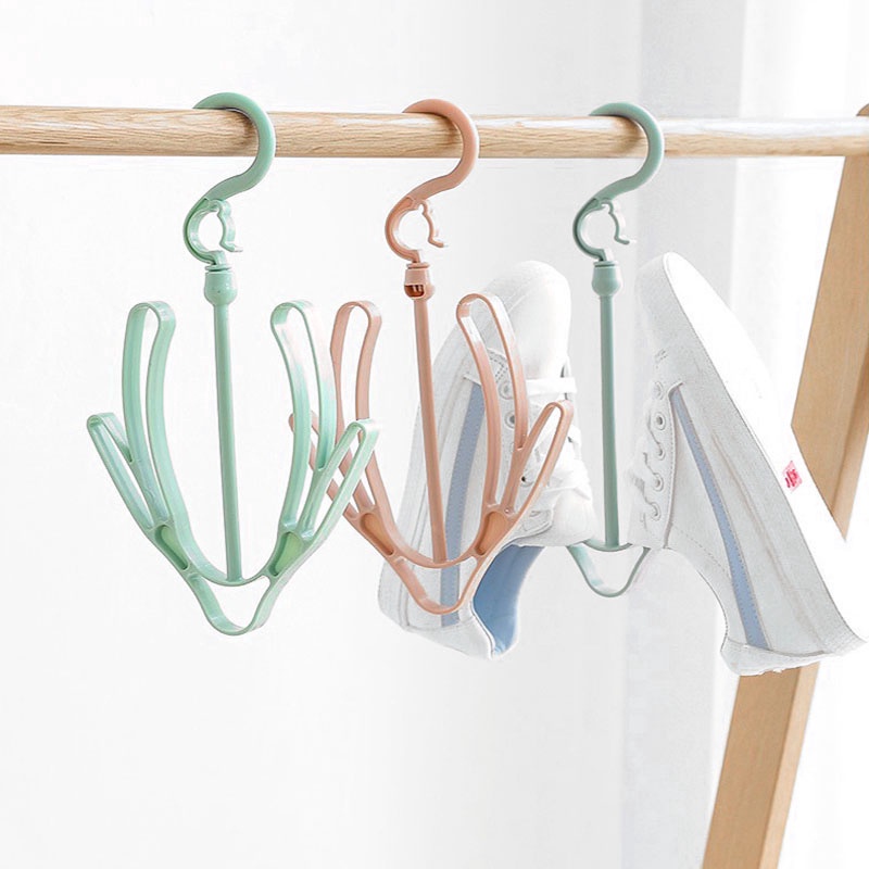 Double Hook Type Drying Shoe Hanger / Hanging Shoe Rack / Portable ...