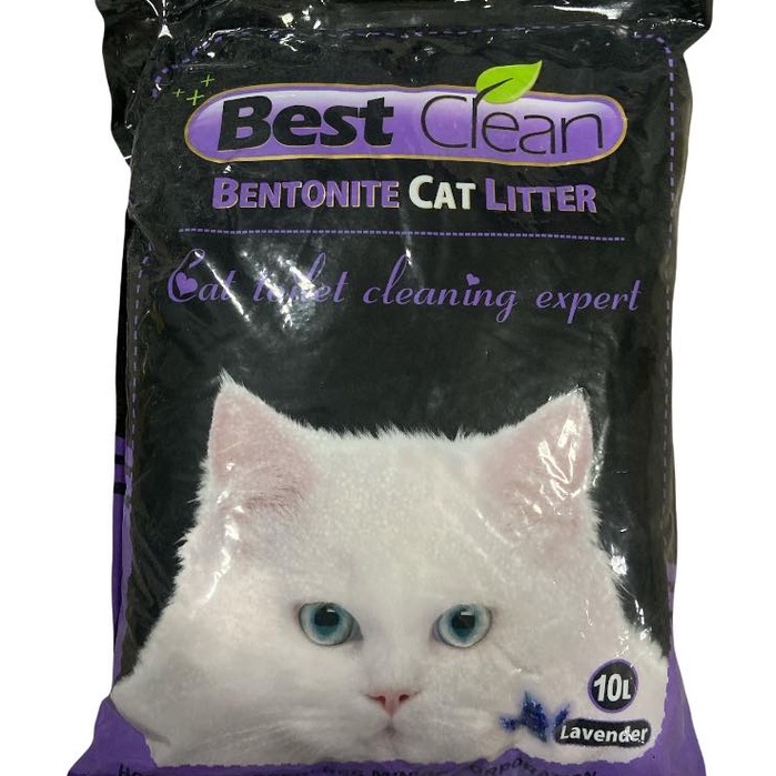 Cat Litter 10L Best Clean Bentonite Sand for Pet Cats All Stages Adult ...