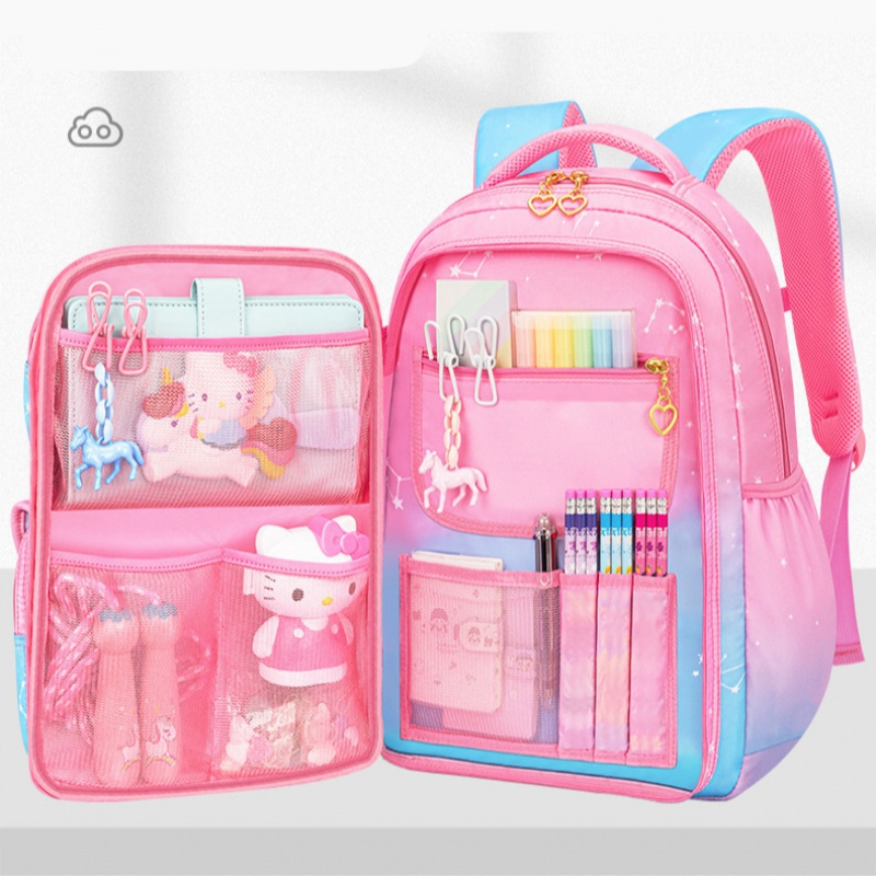 Girls School Bag Elementary School Students Grades 3-6 Children's ...