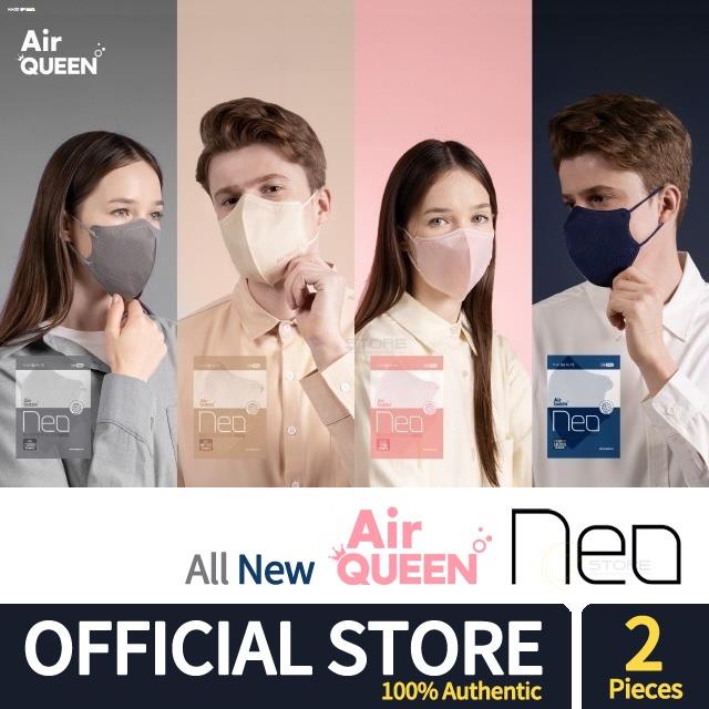 KF94 MASK BOXKF94 MASK WASHABLE☫ ☋2pcs Air Queen NEO Nano Fiber Mask