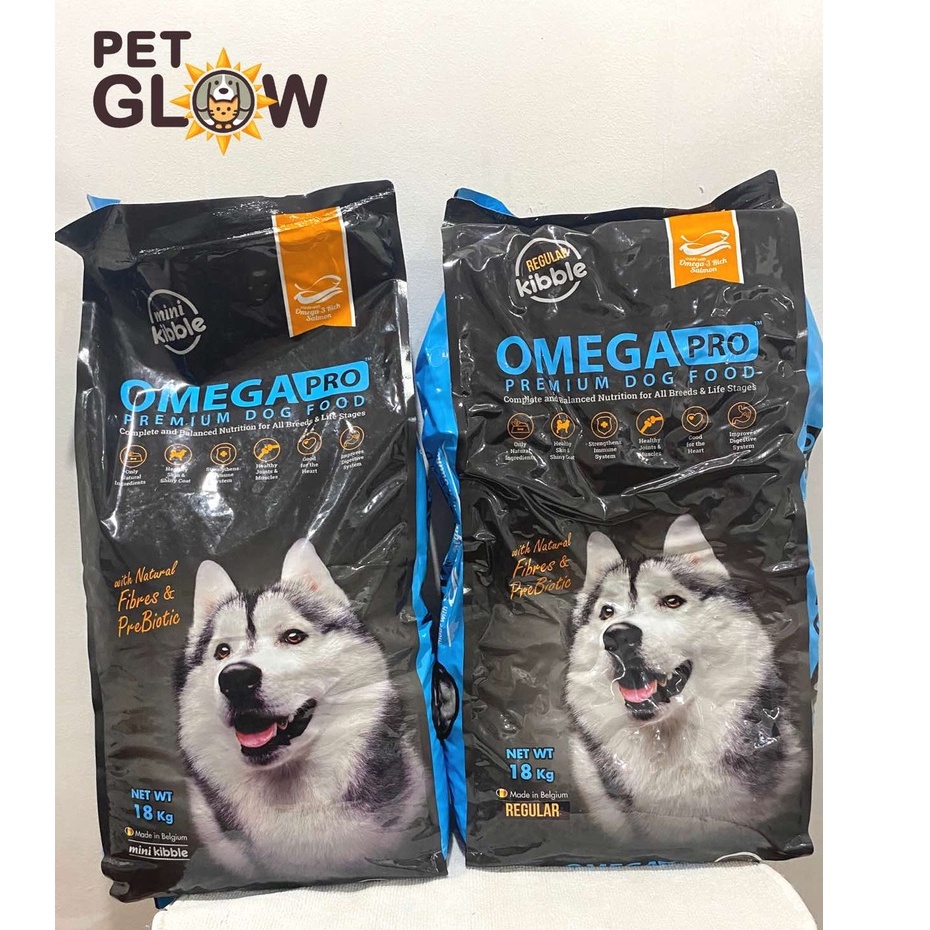 Omega Pro Salmon Premium Dry Dog Food 18kg