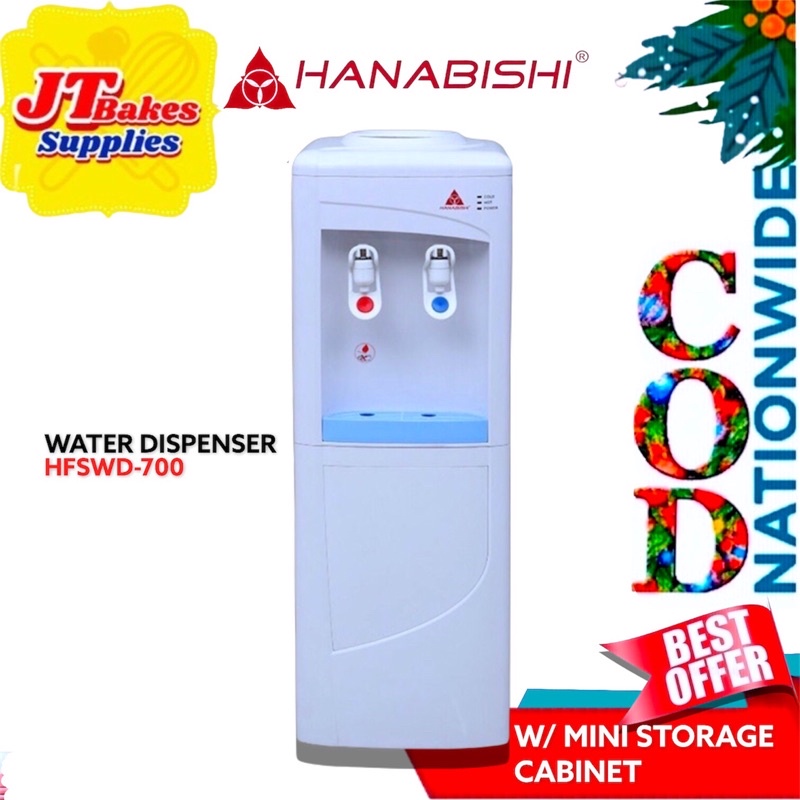 Hanabishi HFSWD 700 Hot and Cold Water Dispenser Shopee Philippines