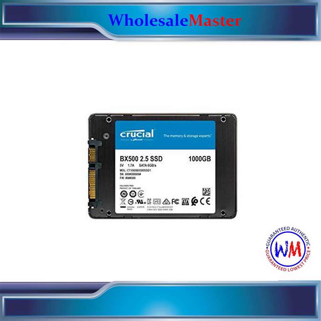 Buy Crucial BX500 500GB 2.5-inch SATA 3D NAND Internal SSD Upto