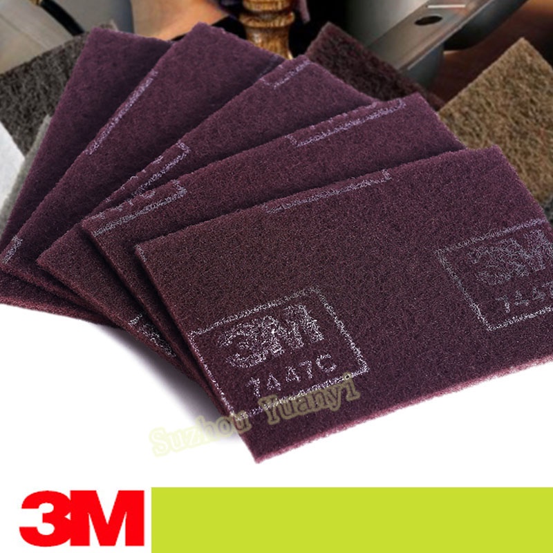 3M Scotch-Brite 3M 7447C Industrial Scouring Pad 150mm*230mm Stainless ...
