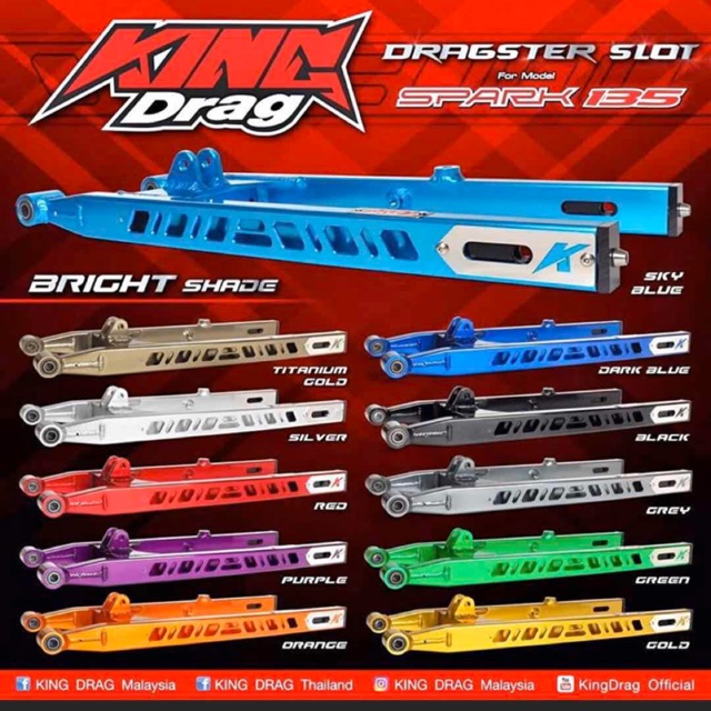 YAMAHA LC135/V1-V5 KING DRAG( DRAGSTER SLOT ) | Shopee Philippines