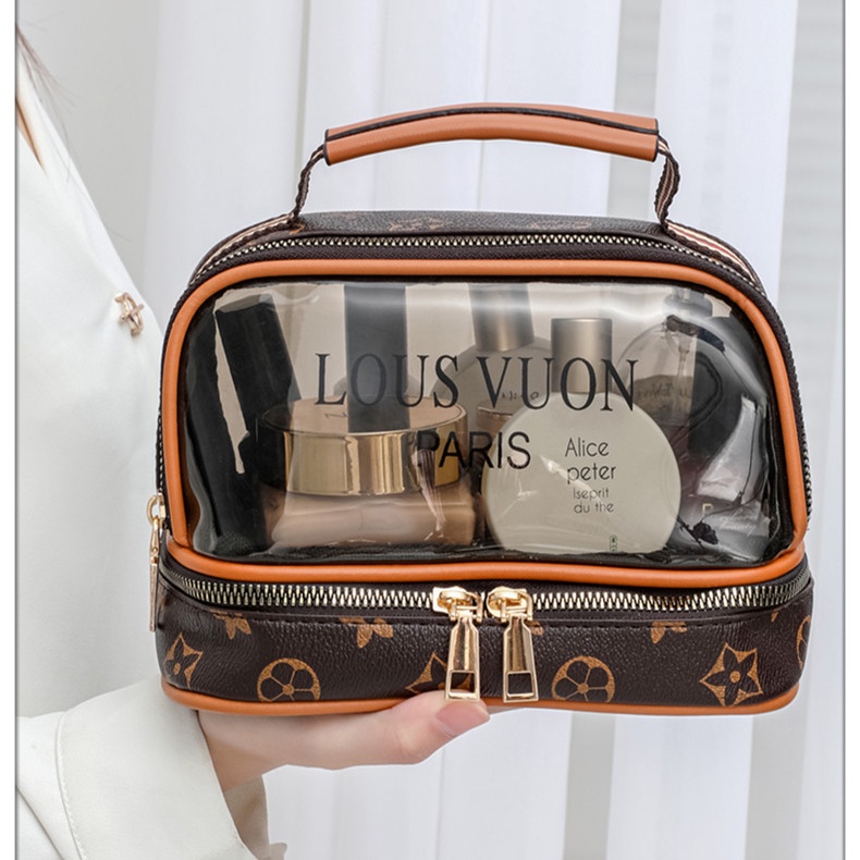 New Cosmetic Bag Travel Make Up Bag Ladies Waterproof Transparent ...