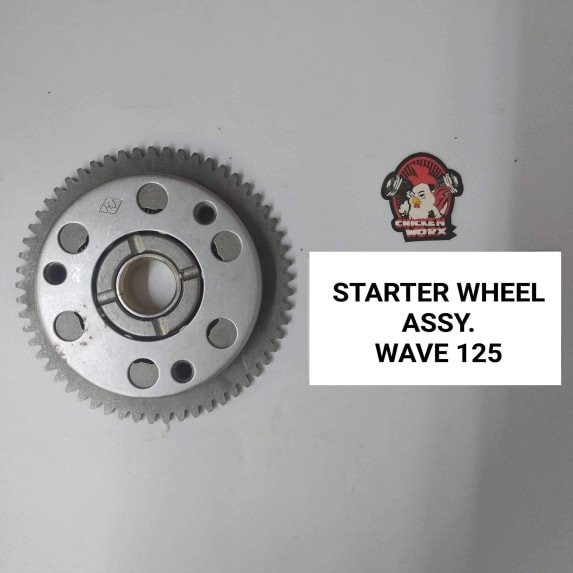 STARTER WHEEL ASSY WAVE125 .(CHICKENWORX) | Shopee Philippines