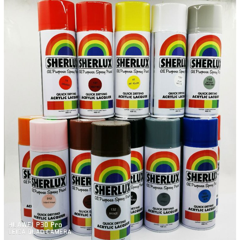 SHERLUX acrylic lacquer(All Purpose spray paint) Shopee Philippines
